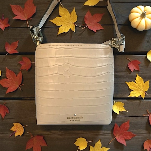 Kate Spade Darcy Bucket Bag Parment Croc Bucket Crossbody Bag NWOT MSRP: $329.00 - Picture 2 of 16